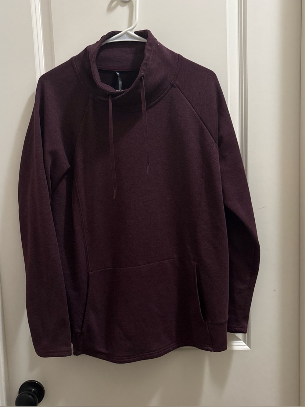 KUHL Womens Freethinkr Pullover Thermal Mockneck Sweatshirt XL Plum Hiking